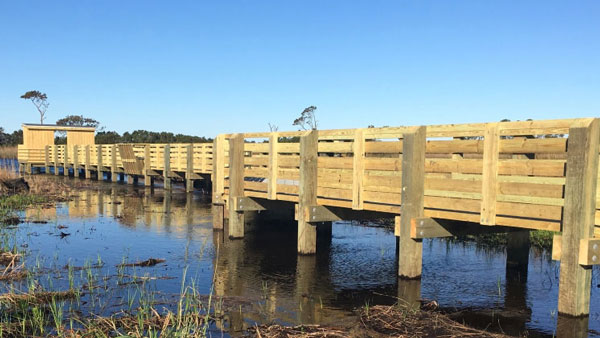 Bodie Island Hunt Blind Wildlife Viewing Platform - LSI Marine Construction, LLC